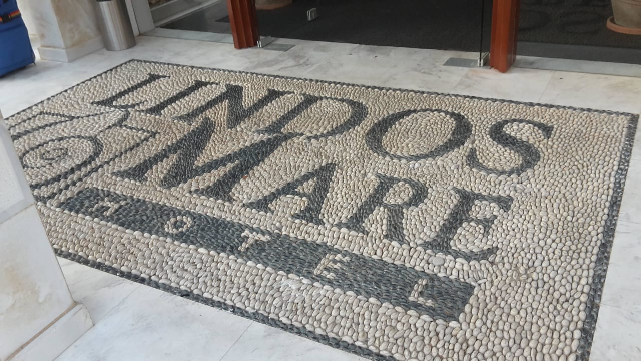 Eingang Lindos Mare, Seaside Hotel