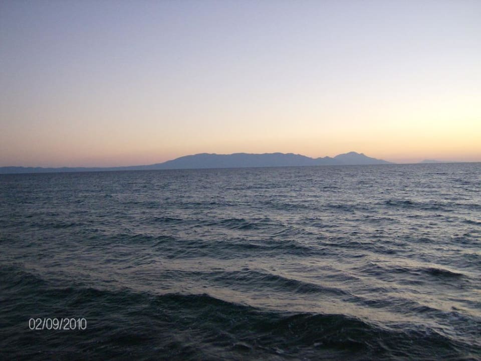 Samos  im Sonnenuntergang Dogan Paradise Beach