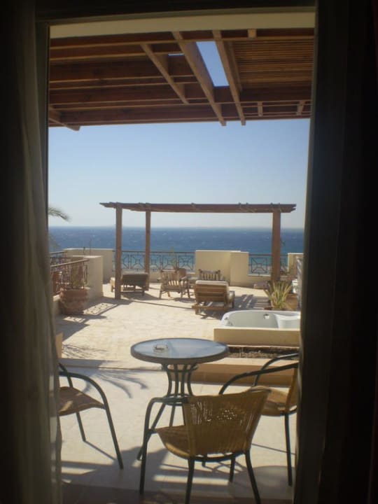 Terrasse vom Zimmer Imperial Shams Abu Soma