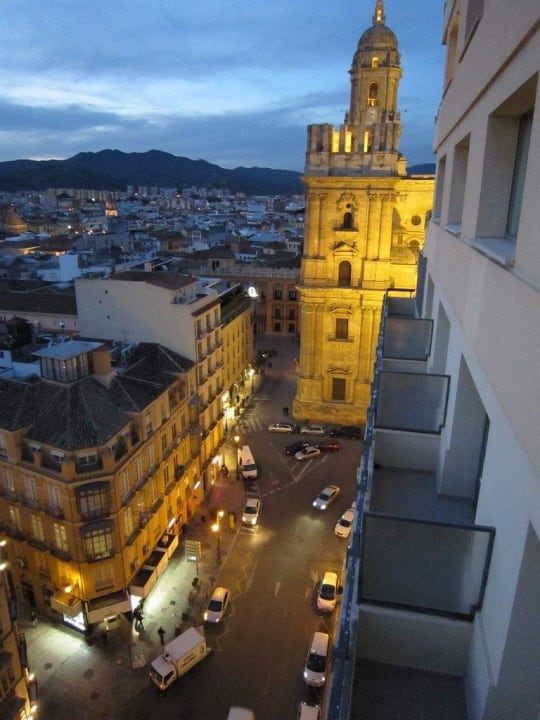 View from Suite #1208 Hotel Ac Malaga Palacio