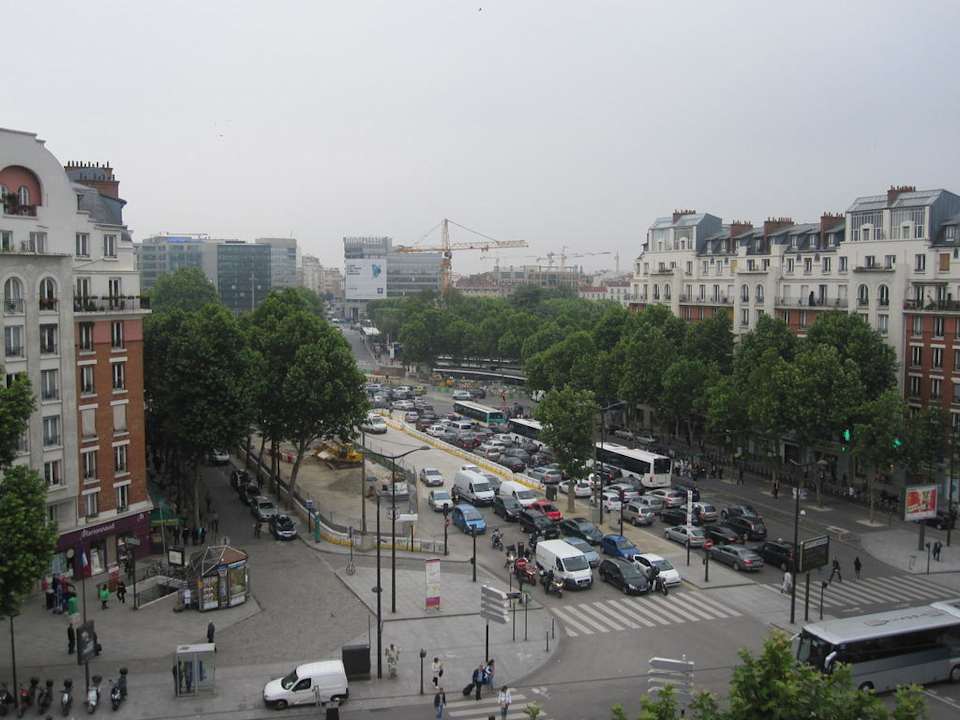 Ausblick von unserem Balkon Idéal Hotel Design