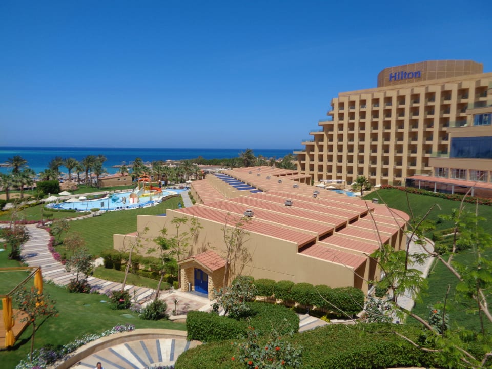 Ausblick Hilton Hurghada Plaza