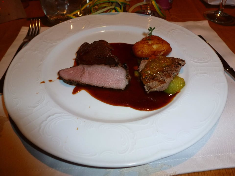 Dreierlei vom Stöckmatten Biohof Kalb Hotel Landgasthof Bergblick