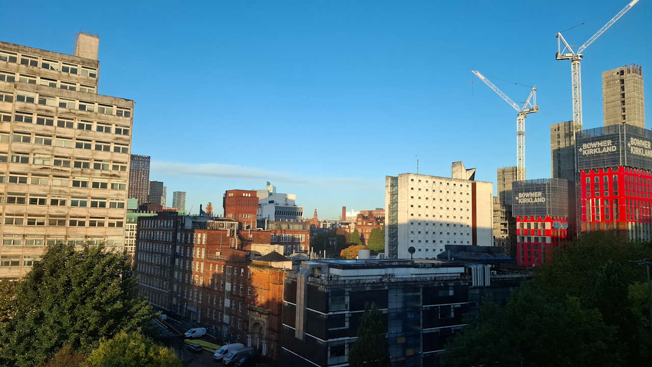 Ausblick Manchester Marriott Hotel Piccadilly
