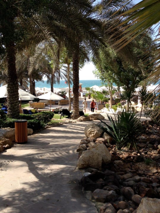 Gartenanlage & Hotelstrand Hilton Dubai Jumeirah