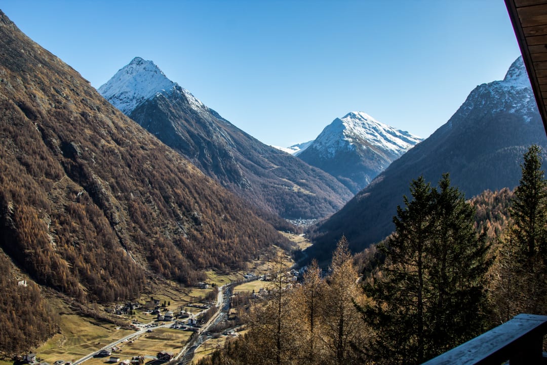 Ausblick Waldhotel Fletschhorn