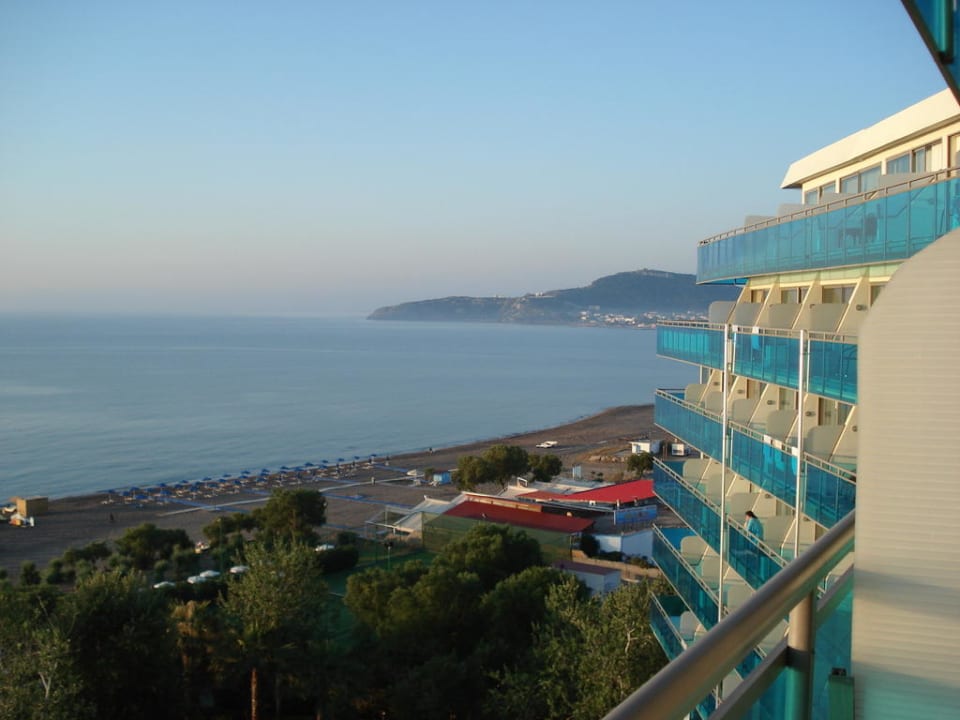 Ausblick von unserem Balkon im 6. Stock Hotel Calypso Beach