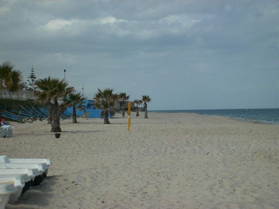 Strand vor dem Unwetter El Mouradi Club Kantaoui