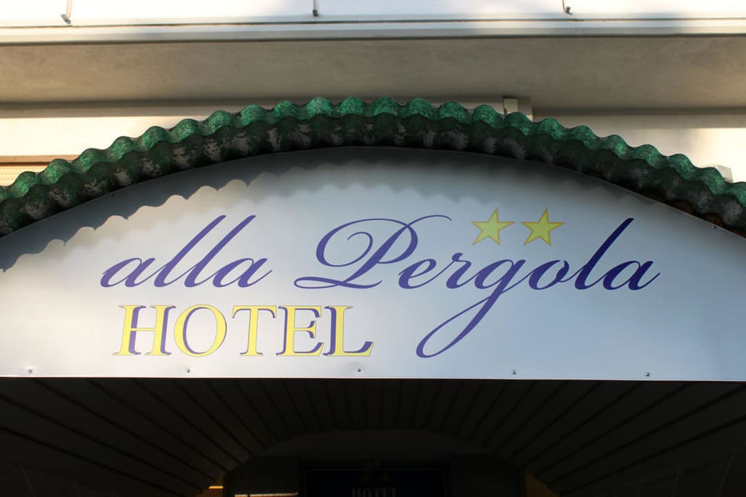 Eingang Hotel alla Pergola