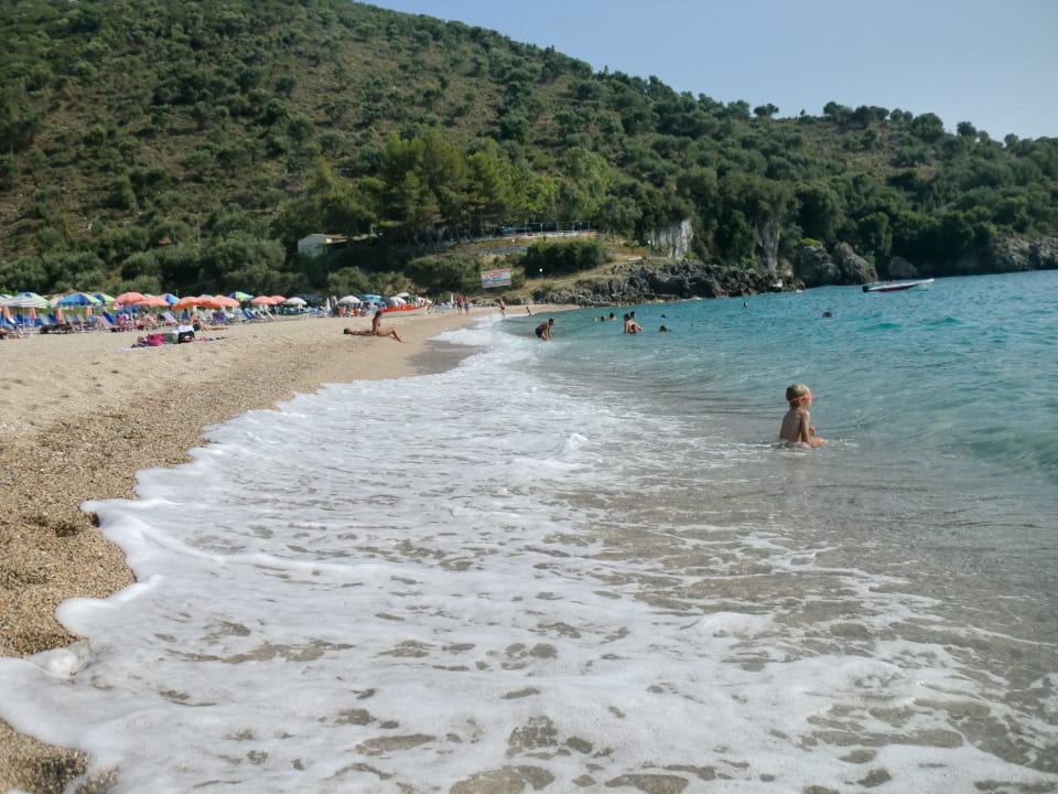 Kieselstrand, wird schnell tief Hotel Elina