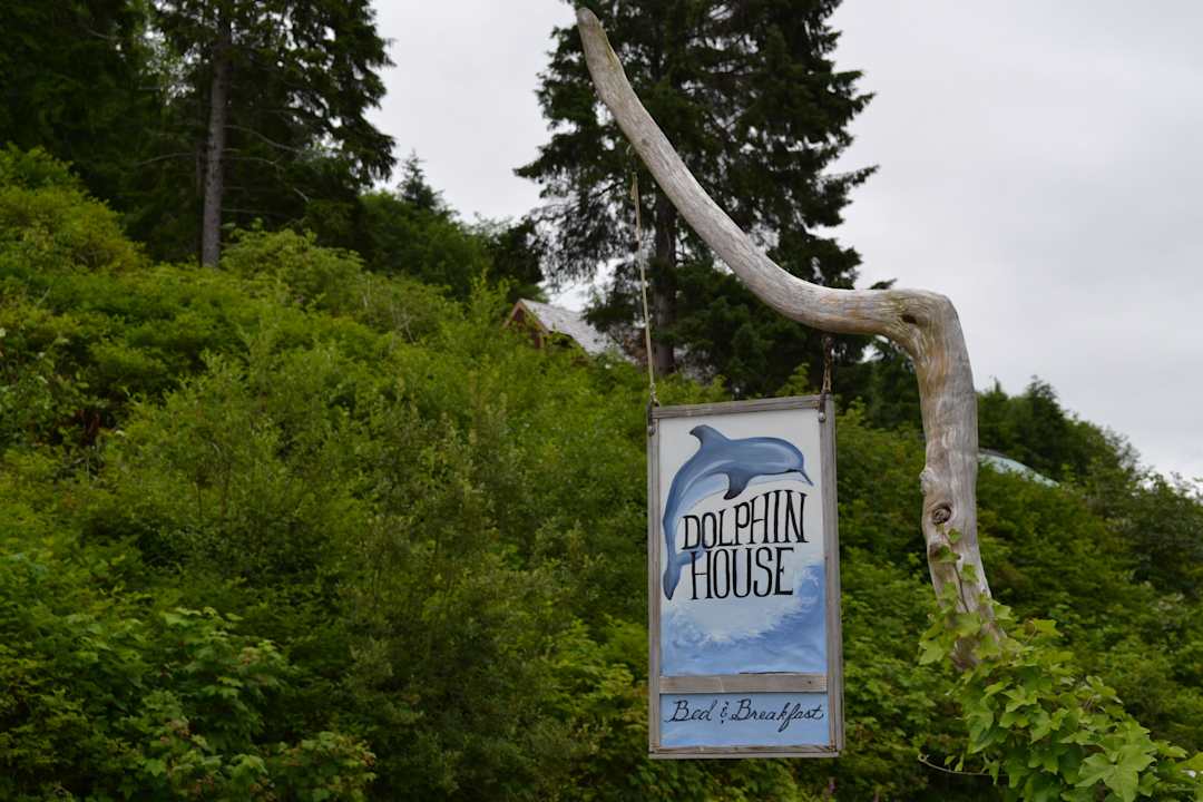 Empfangs-Schild Dolphin House Bed & Breakfast