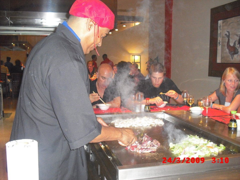 Beim Japaner mit Kochshow Grand Palladium Select Bávaro Resort & Spa