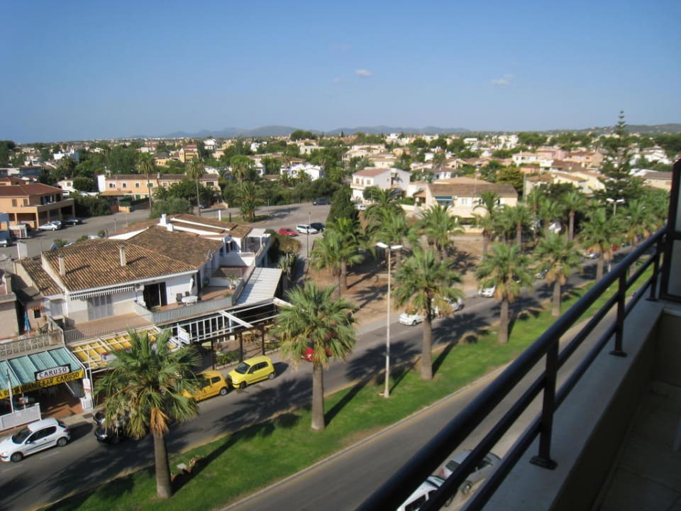 Blick vom Balkon über Sa Coma allsun App.-Hotel Orient Beach