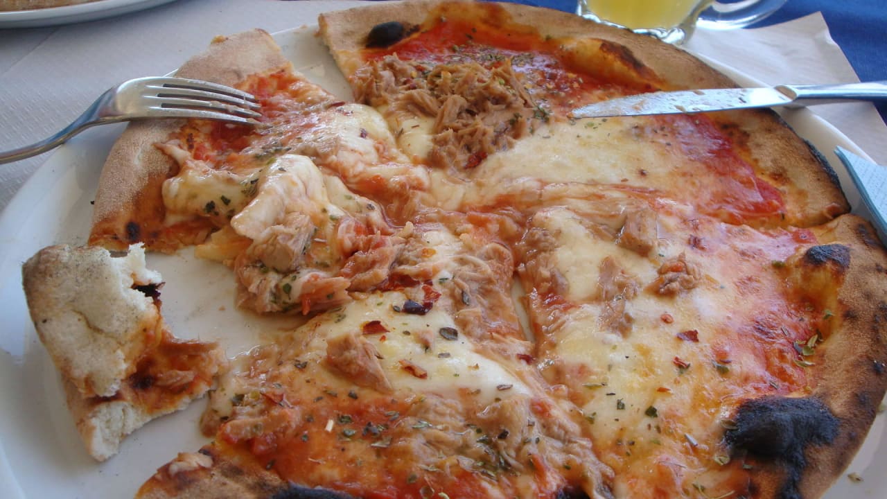 In der Strandpizzeria Aldiana Club Rocca Nettuno Calabria