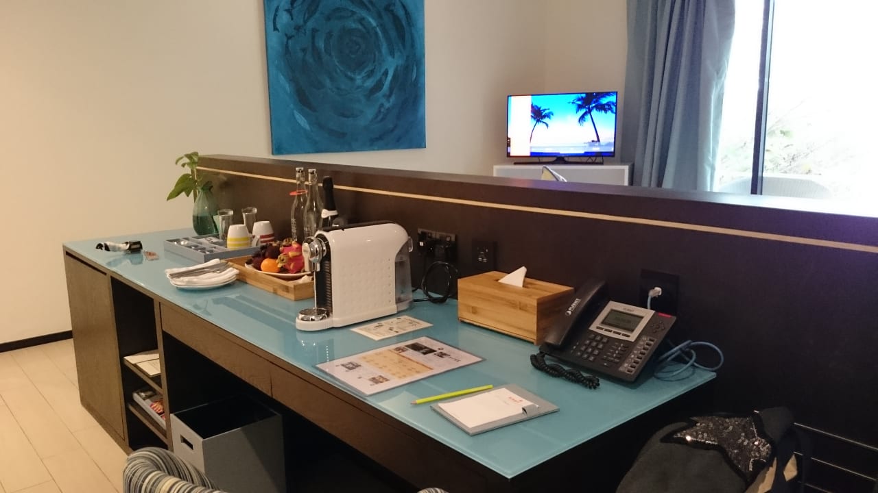 Villa Typ A - Wohnbereich NH Collection Maldives Havodda Resort