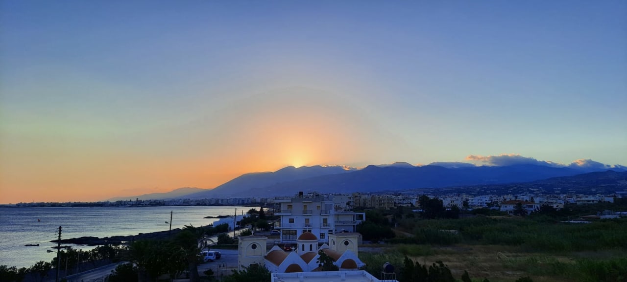 Ausblick Tylissos Beach Hotel