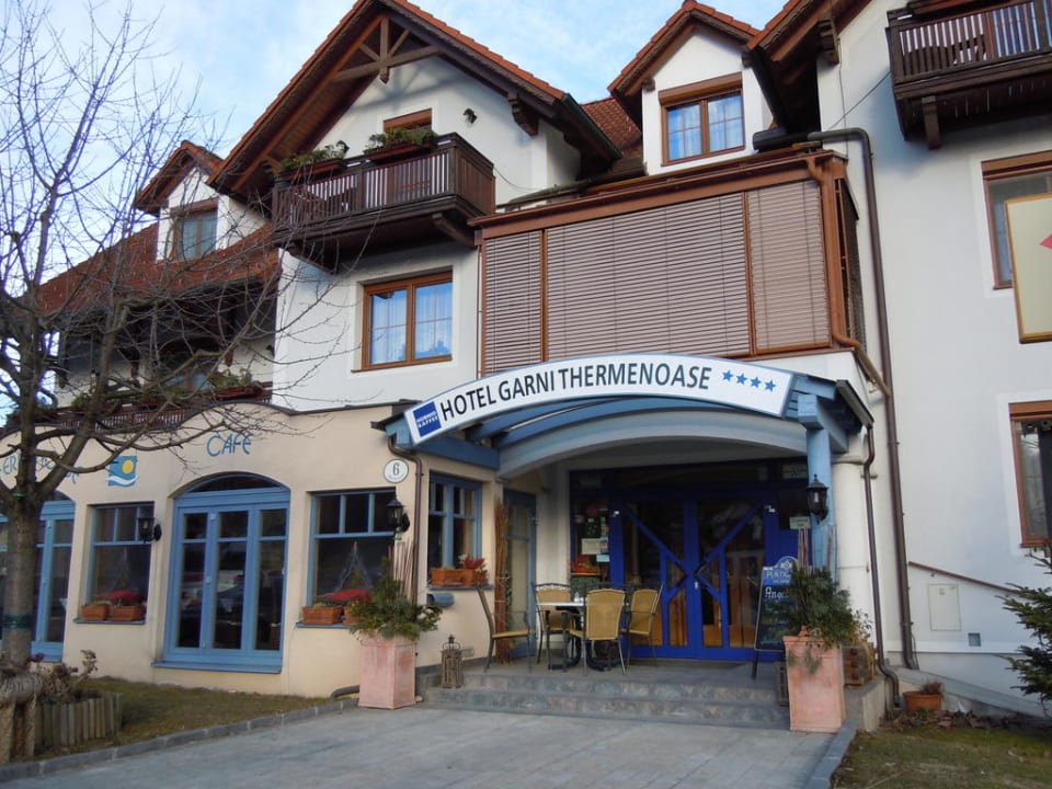 Eingangsbereich Hotel Garni - Thermenoase