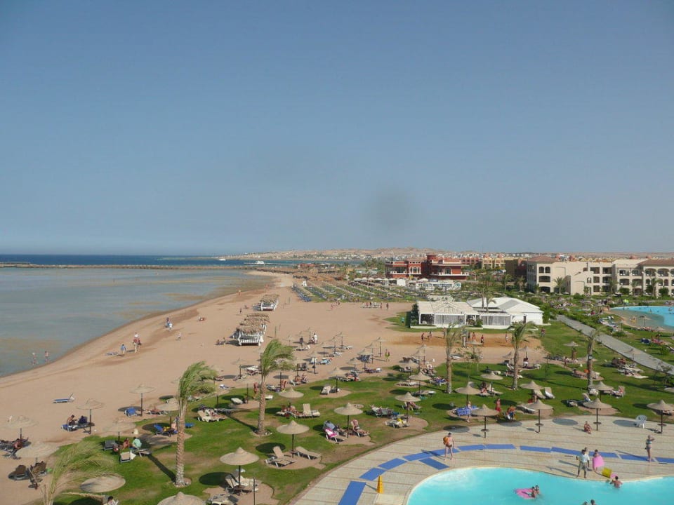 Hotelstrand leider mit Ebbe und Flut JAZ Aquamarine Resort
