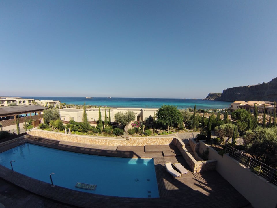 Ausblick aus Zimmer 113 Aquagrand Artistic Luxury Beach Resort - Adults only