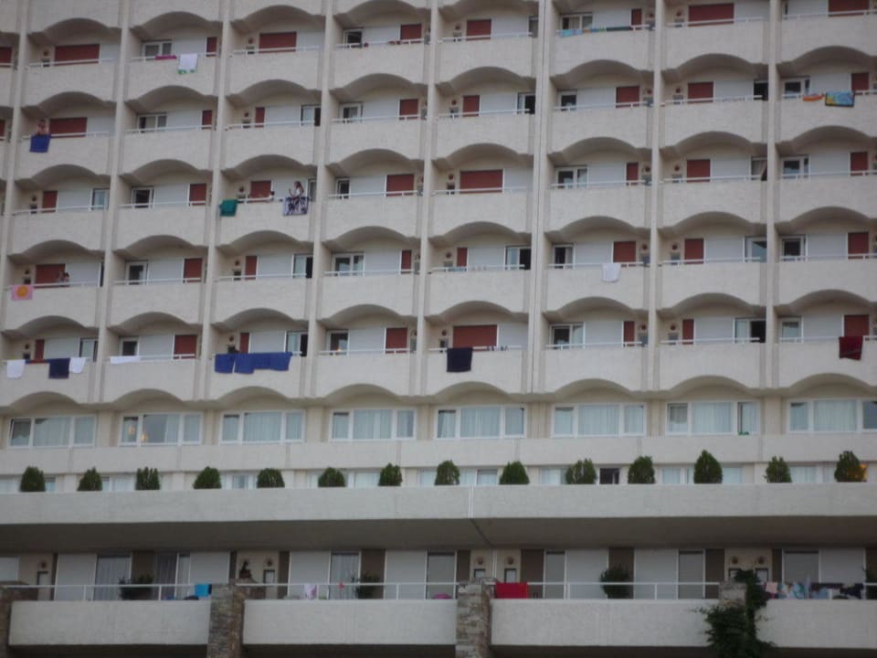Blick vom Meer Hotel Athos Palace
