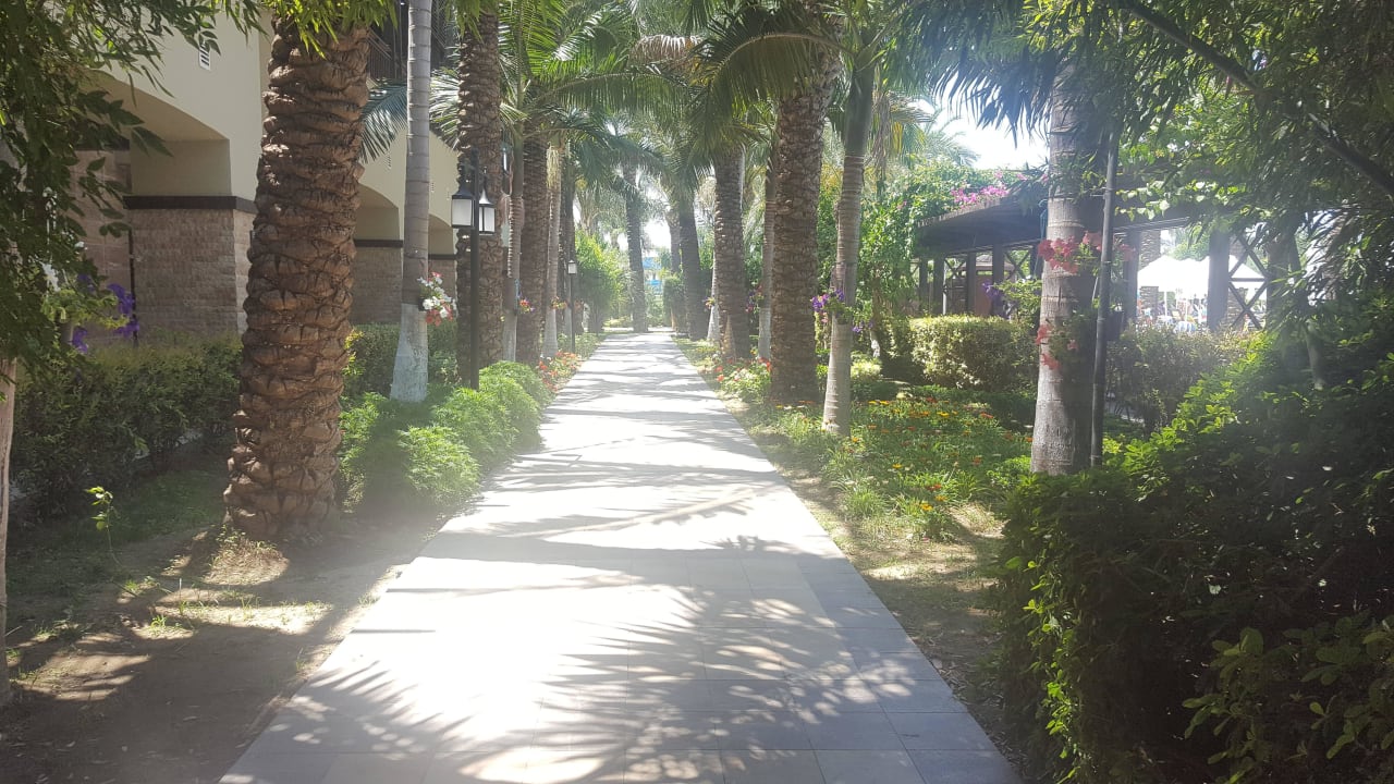 Weg Richtung Meer und Rutschen  Sunis Kumköy Beach Resort Hotel & Spa