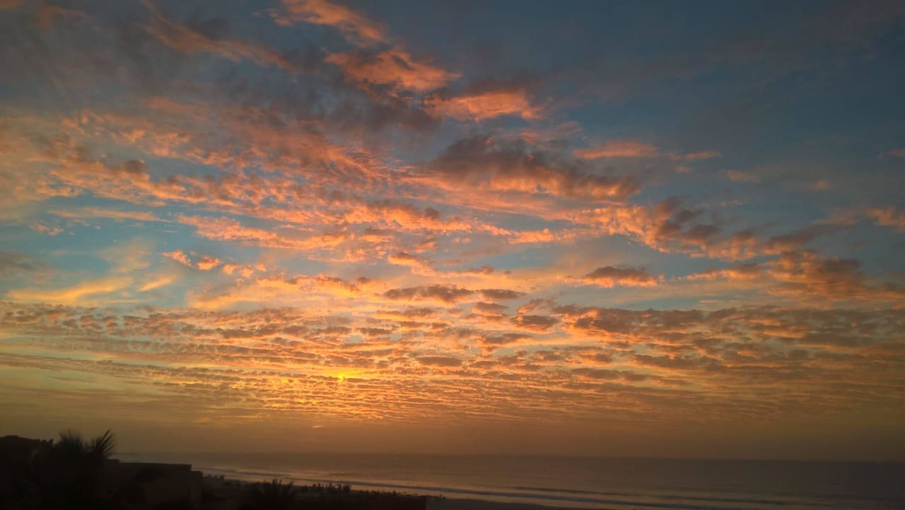 Sonnenuntergang vom Restaurant aus Occidental Boa Vista Beach