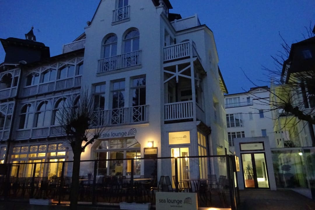 Außenansicht Nymphe Strandhotel & Apartments