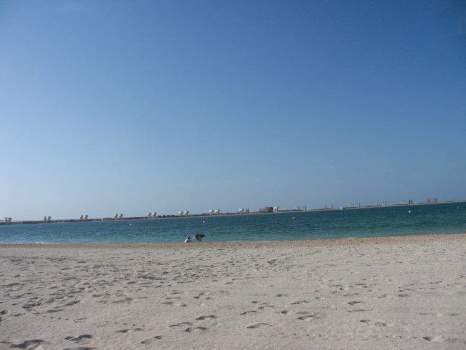 Privatstrand des Jebel Ali Hotels Dubai JA Palm Tree Court