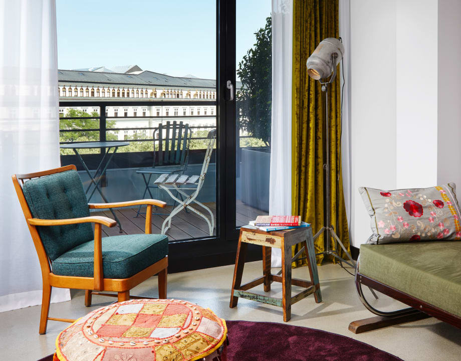 Zimmer 25hours Hotel Wien beim MuseumsQuartier