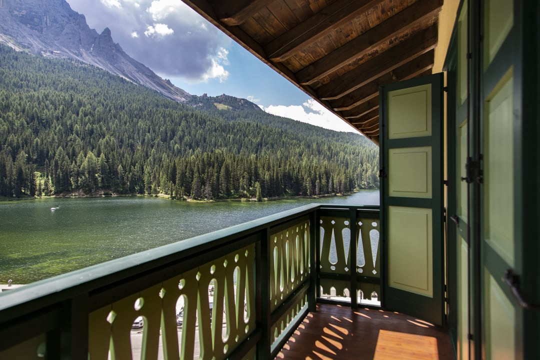 Ausblick Grand Hotel Misurina