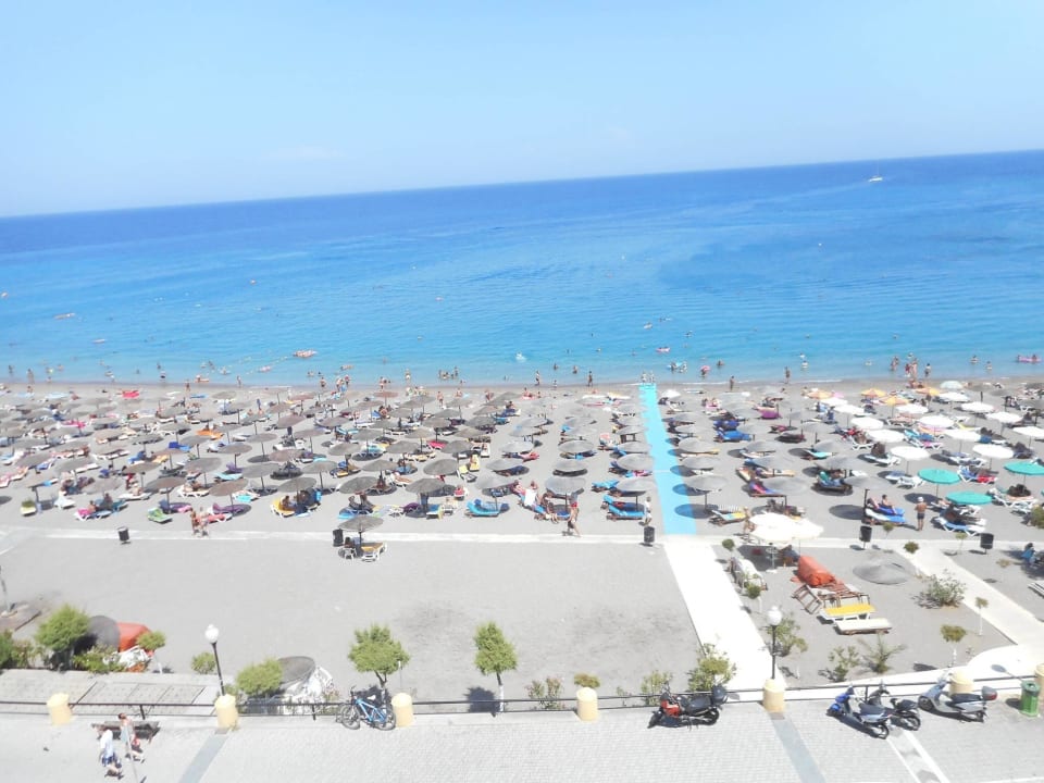 Aus dem 4 . Stock vom Hotel  Ibiscus Hotel Rhodos