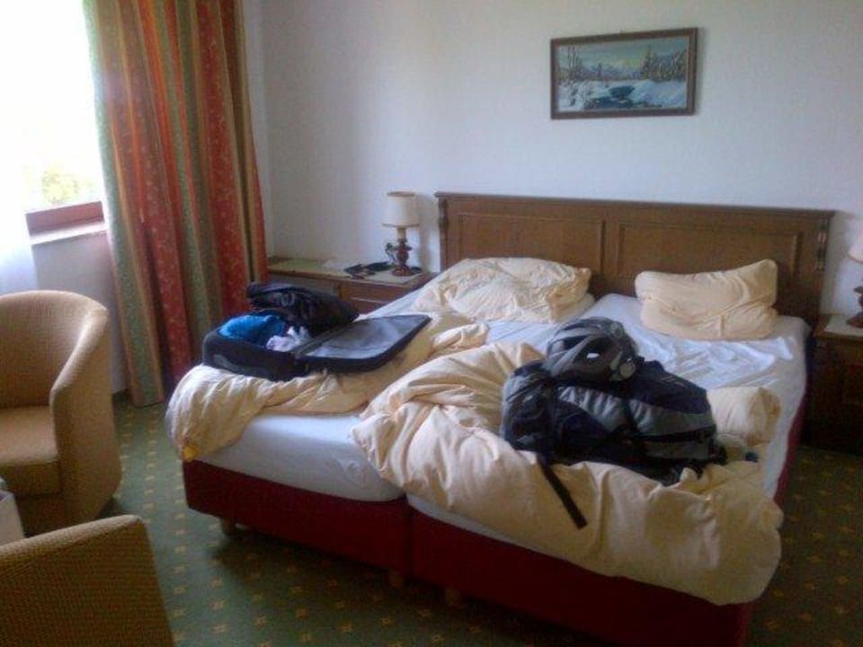 Blick ins Doppelzimmer Hotel Agathawirt