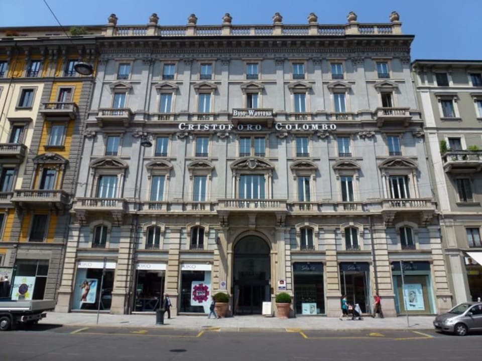 Aufnahme vom Corso Buenos Aires Hotel Cristoforo Colombo
