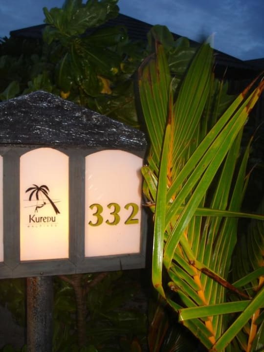 Briefkasten unserer Villa Kuredu Island Resort & Spa