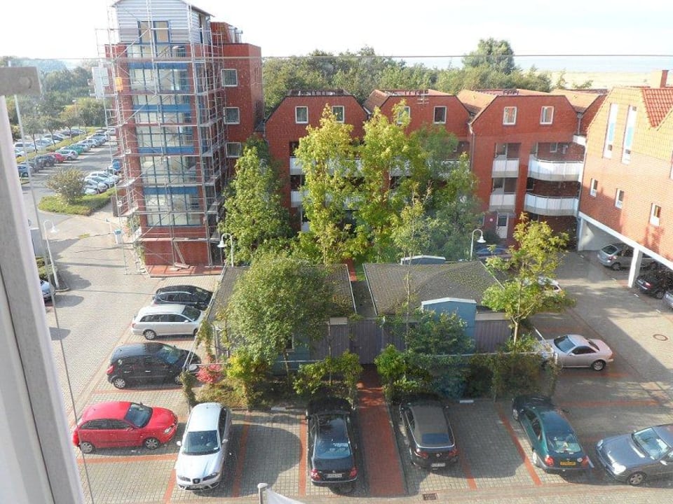 Vom Balkon aufgenommen Upstalsboom Hotel am Strand
