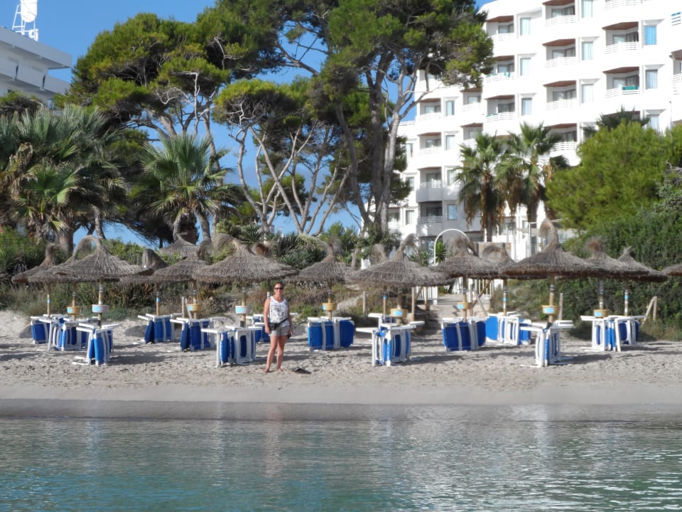 Das Suites vom Strand aus  Playa Esperanza Resort