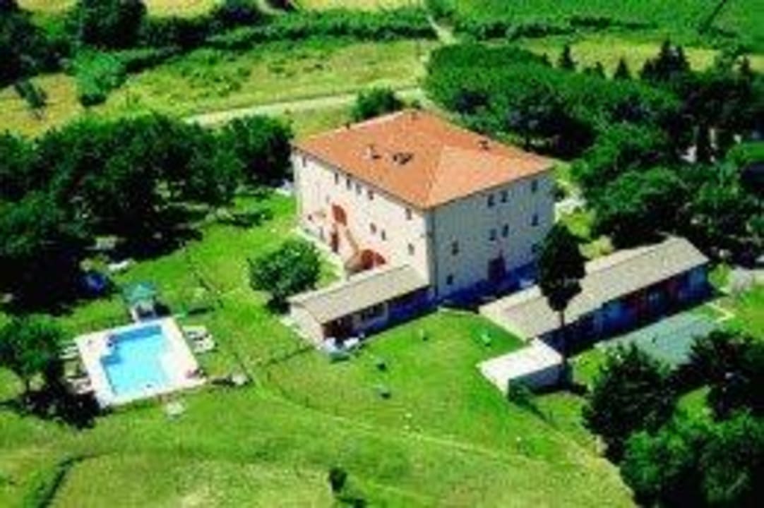 Ansicht von oben Hotel Casale Poggiali