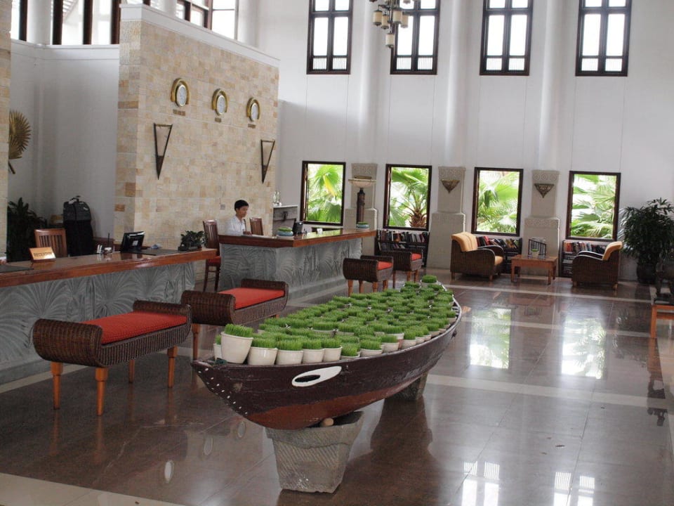 Blick in die Lobby Palm Garden Beach Resort & Spa