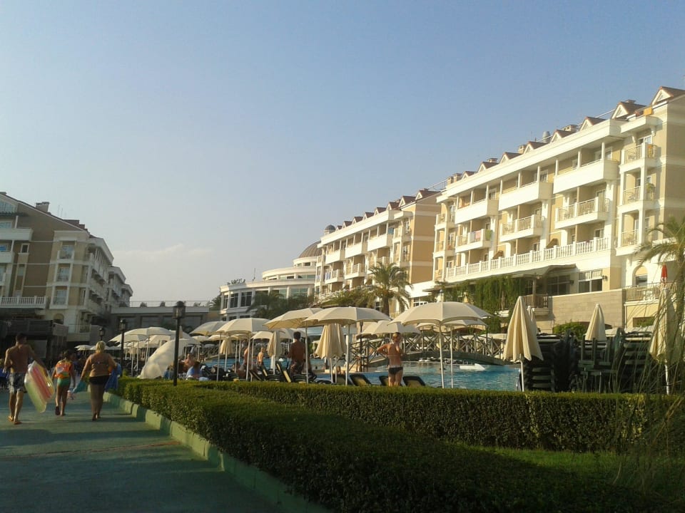 Ansicht von Strandweg Block 3, 4 und 5 Trendy Aspendos Beach Hotel