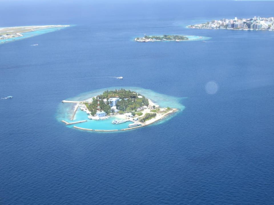 Wahsinns Ausblick vom Wasserflugzeug Villa Park Sun Island