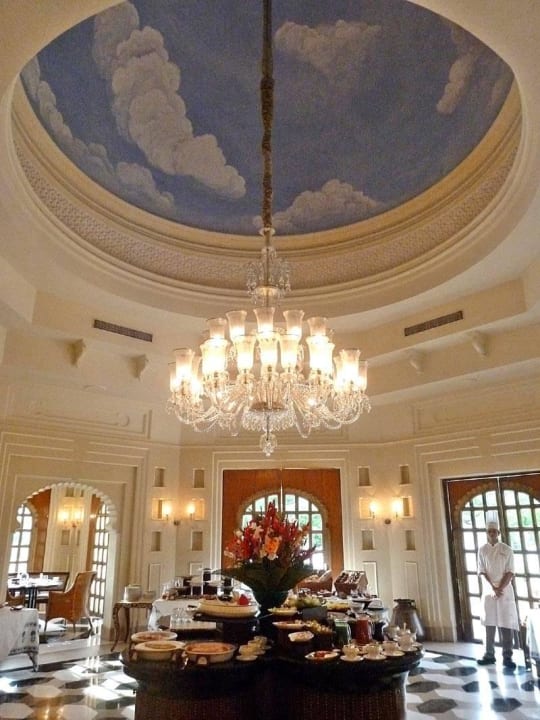 Frühstück im Suryamahal  The Oberoi Udaivilas Udaipur