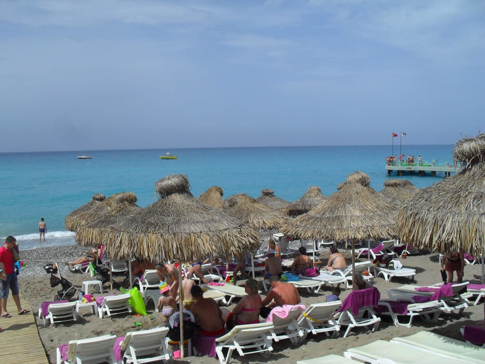 Liegen und Schirme Q Premium Resort