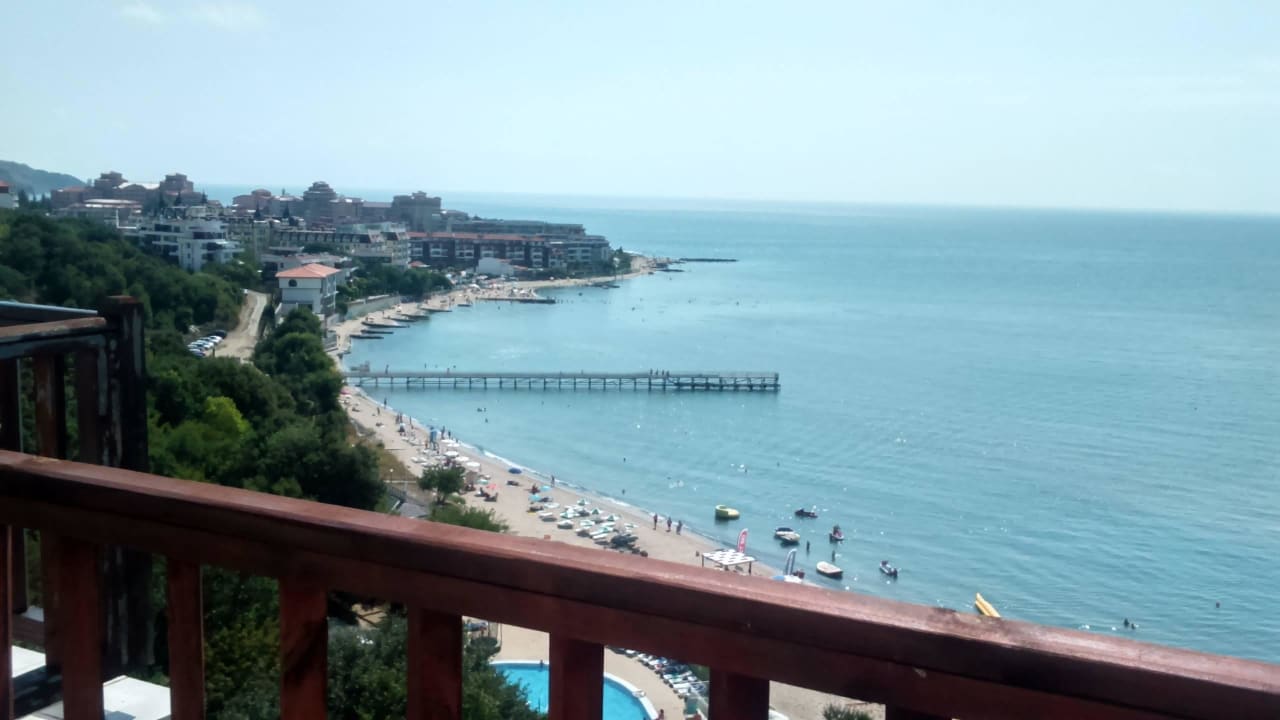 Widok na morze z pokoju Paradise Beach Hotel