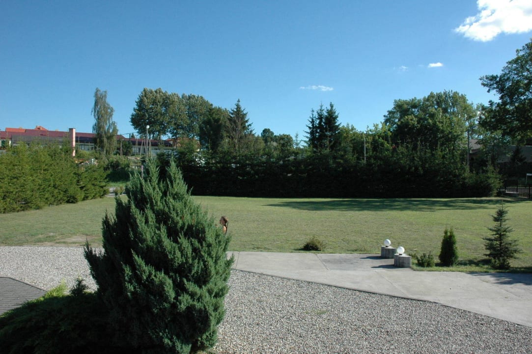 Widok  z okna Hotel Andromeda