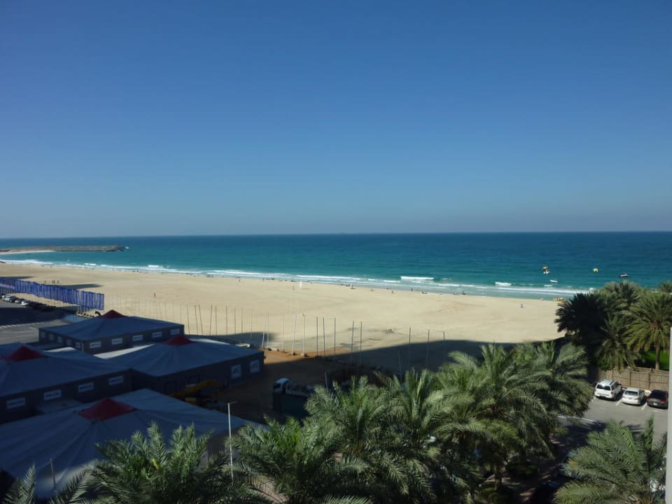Ausblick vom Balkon 3. Stock Hilton Dubai Jumeirah