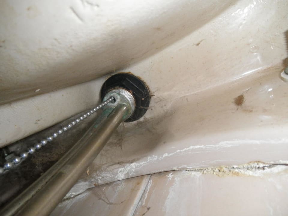 Unter dem Waschbecken Gasthof Zum Bahnhof