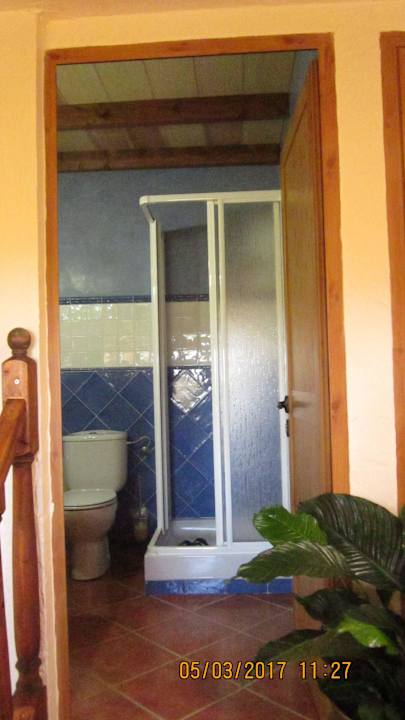 Kleines blaues Bad im OG Finca Cas Pec