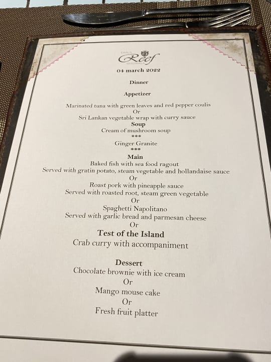 Gastro Earl’s Reef Beruwala