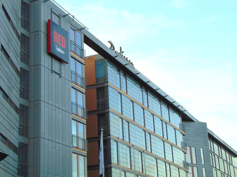 Außenansicht Radisson RED, Oslo Airport