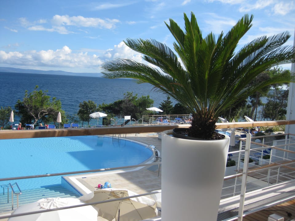 Blick von der Terrasse Valamar Sanfior Hotel & Casa